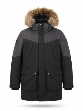 Millet Duck Down Parka – Raccoon Fur Trim, Detachable Hood